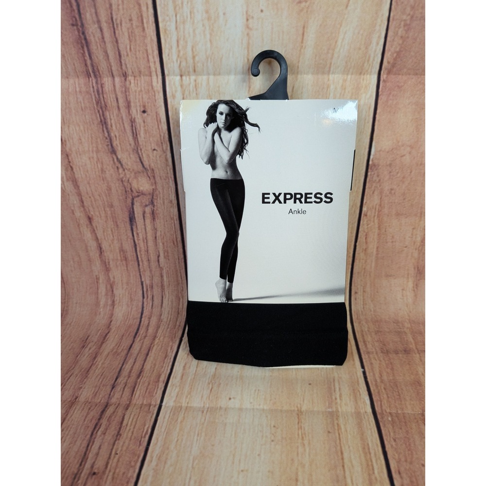 Express Ankle Leggings Black Womens Size M/L Spandex
